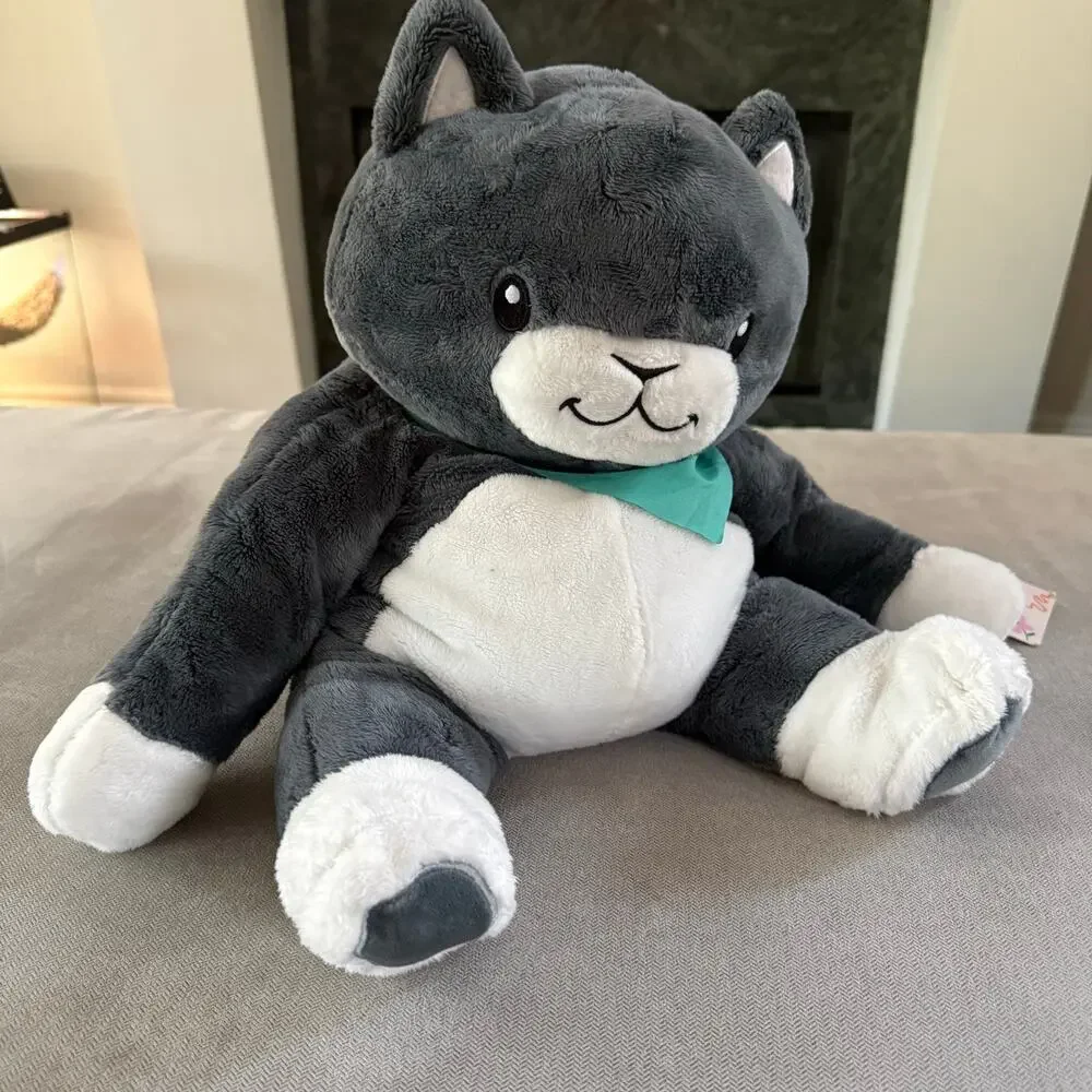 Lilly’s Love Callie the Cat Weighted Plush Gray 10